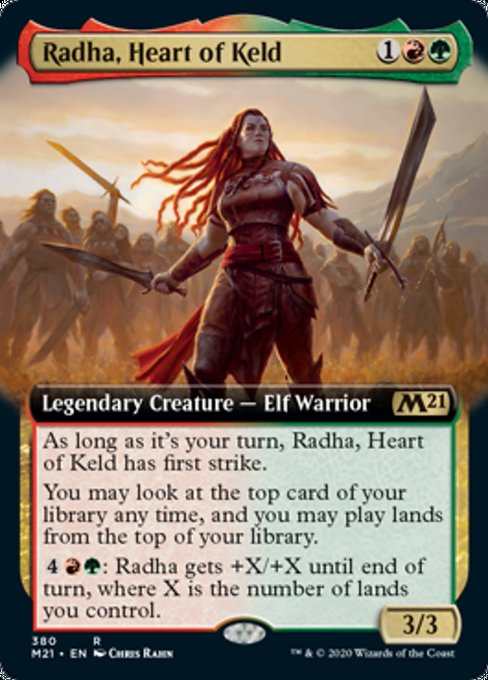 Radha, Heart of Keld (Extended Art) [Core Set 2021] | Good Games North