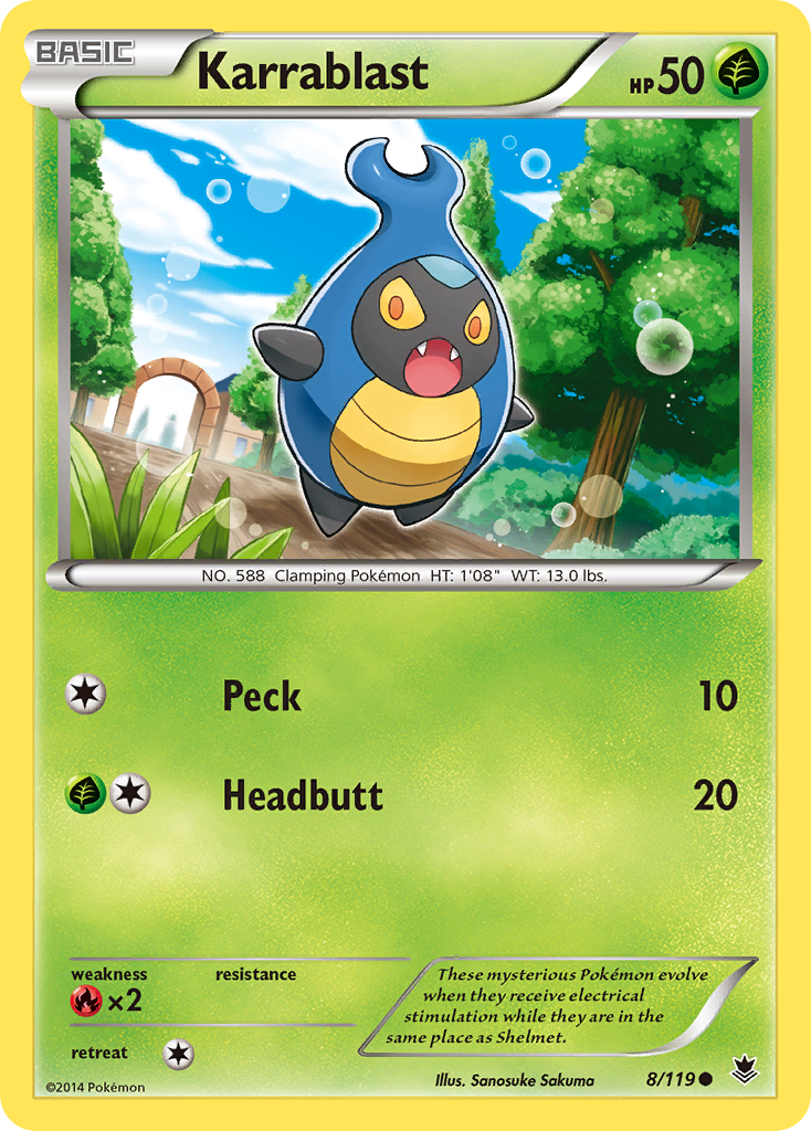 Karrablast (8/119) [XY: Phantom Forces] | Good Games North