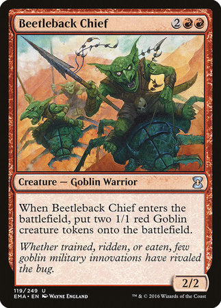 Beetleback Chief [Eternal Masters] | Good Games North