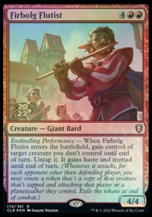 Firbolg Flutist [Commander Legends: Battle for Baldur's Gate Prerelease Promos] | Good Games North