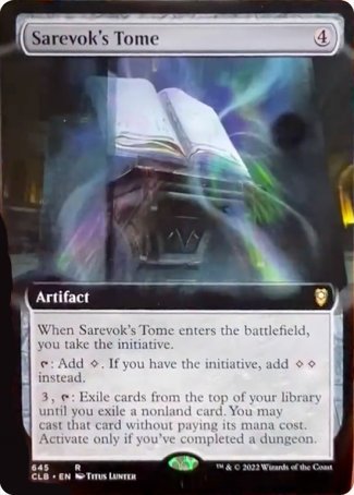Sarevok's Tome (Extended Art) [Commander Legends: Battle for Baldur's Gate] | Good Games North