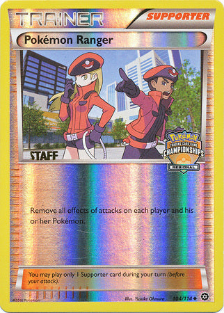 Pokemon Ranger (104/114) (Regional Championship Promo Staff) [XY: Steam Siege] | Good Games North