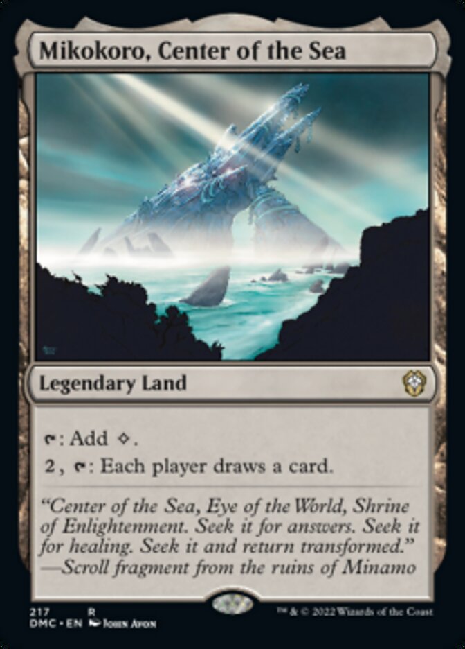 Mikokoro, Center of the Sea [Dominaria United Commander] | Good Games North
