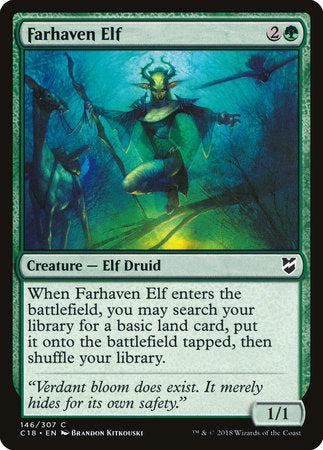 Farhaven Elf [Commander 2018] | Good Games North