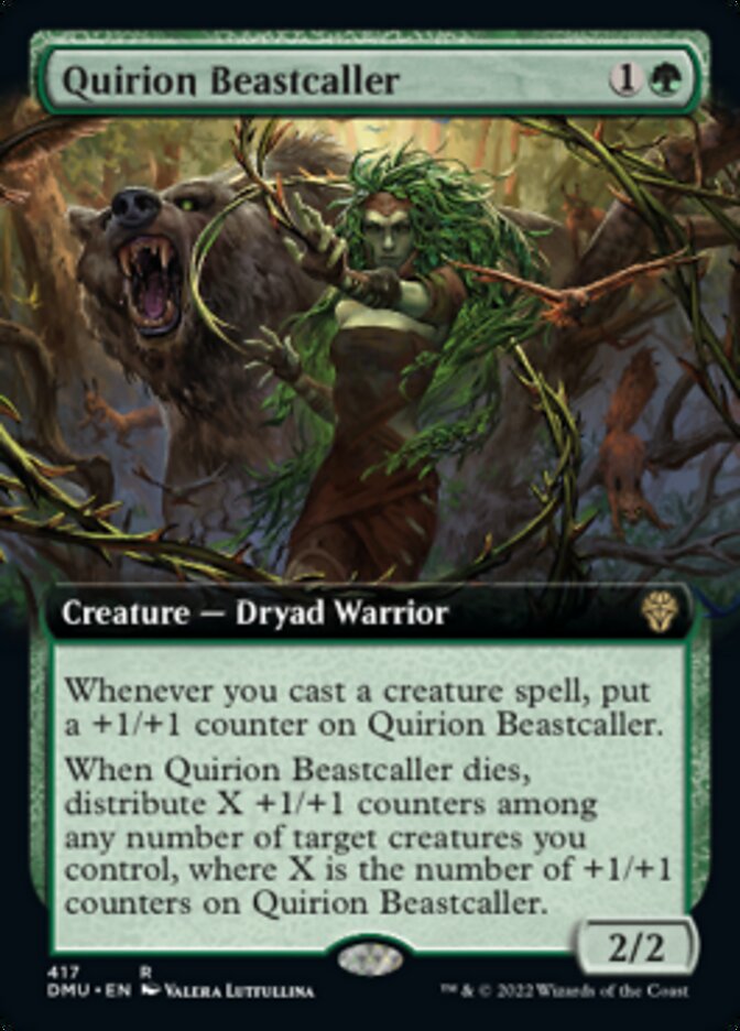 Quirion Beastcaller (Extended Art) [Dominaria United] | Good Games North