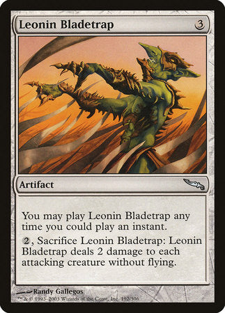 Leonin Bladetrap [Mirrodin] | Good Games North