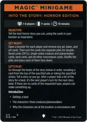 Into the Story: Horror Edition (Magic Minigame) [Innistrad: Midnight Hunt Minigame] | Good Games North