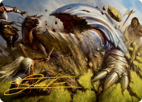 Bulette Art Card (Gold-Stamped Signature) [Dungeons & Dragons: Adventures in the Forgotten Realms Art Series] | Good Games North