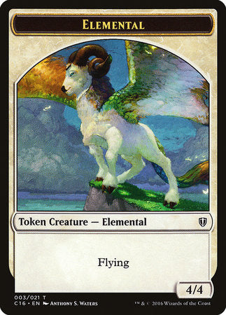 Elemental // Soldier Double-sided Token [Commander 2016 Tokens] | Good Games North