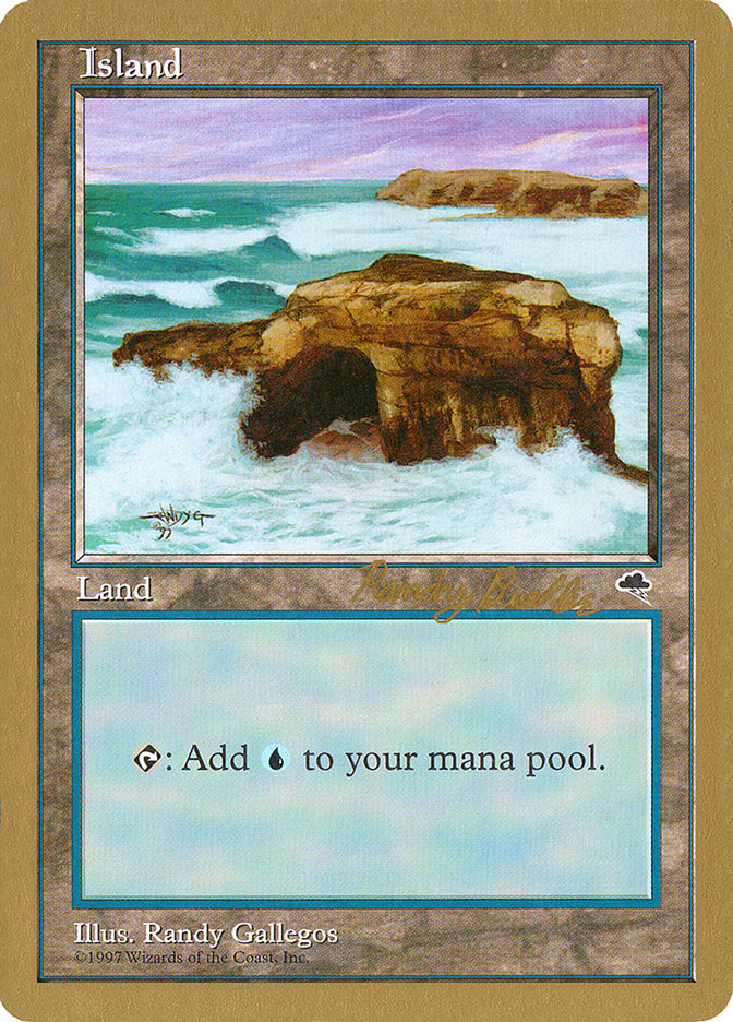 Island (rb336) (Randy Buehler) [World Championship Decks 1998] | Good Games North