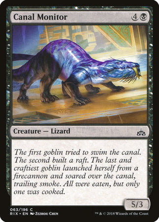 Canal Monitor [Rivals of Ixalan] | Good Games North