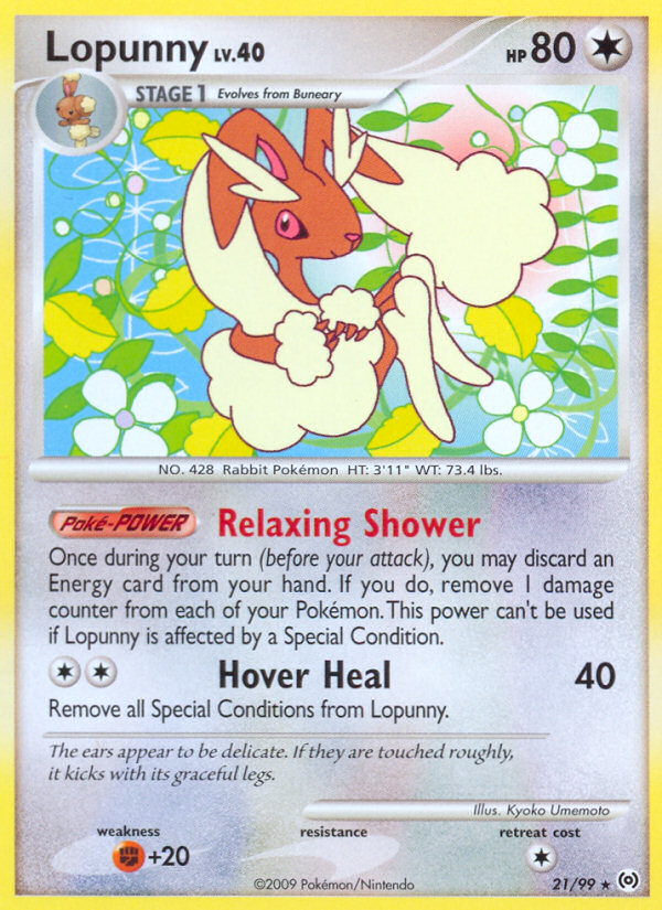 Lopunny (21/99) [Platinum: Arceus] | Good Games North