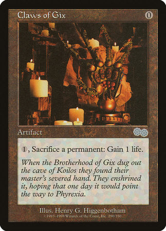 Claws of Gix [Urza's Saga] | Good Games North