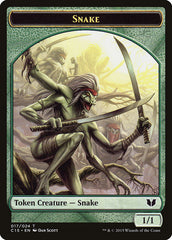 Beast // Snake (017) Double-Sided Token [Commander 2015 Tokens] | Good Games North