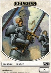 Soldier Token [Magic 2012 Tokens] | Good Games North