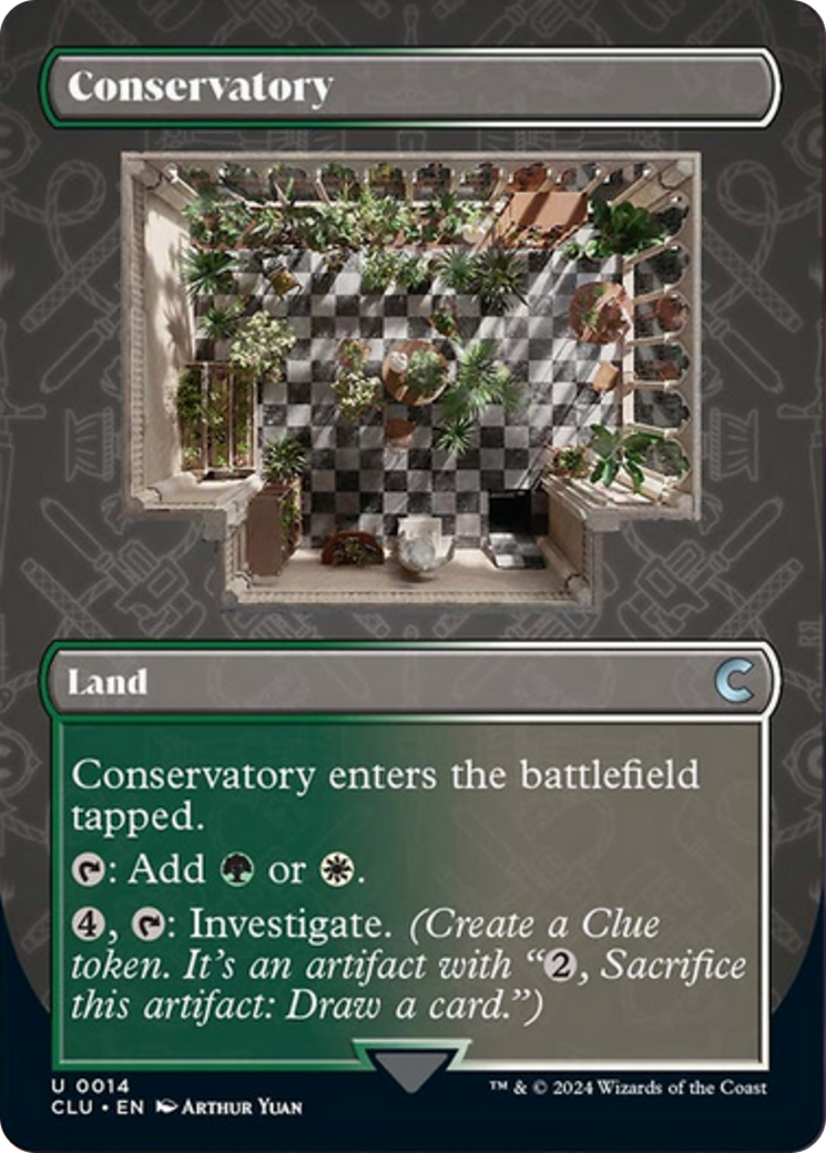 Conservatory (Borderless) [Ravnica: Clue Edition] | Good Games North
