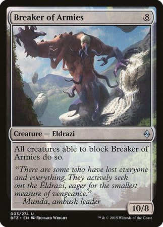 Breaker of Armies [Battle for Zendikar] | Good Games North
