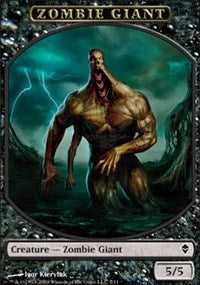 Zombie Giant Token [Zendikar Tokens] | Good Games North