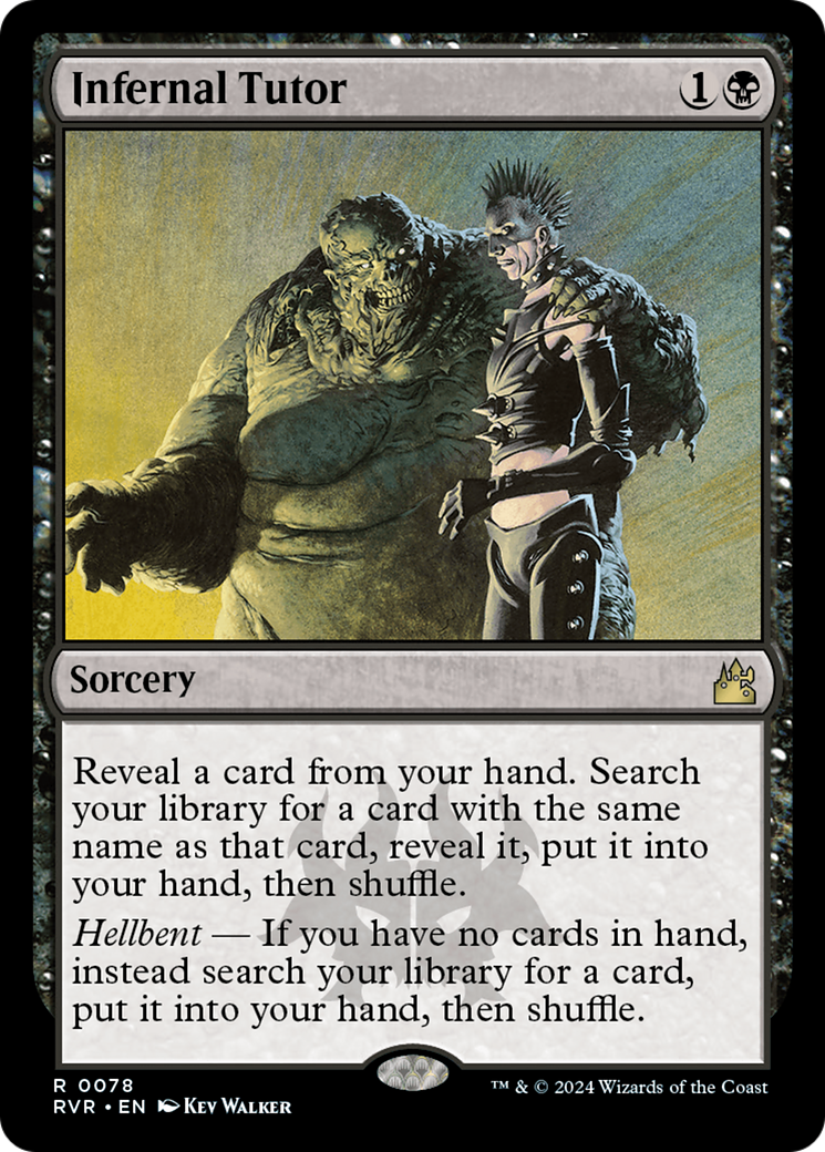 Infernal Tutor [Ravnica Remastered] | Good Games North