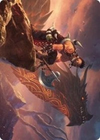 Dragonkin Berserker Art Card [Kaldheim: Art Series] | Good Games North