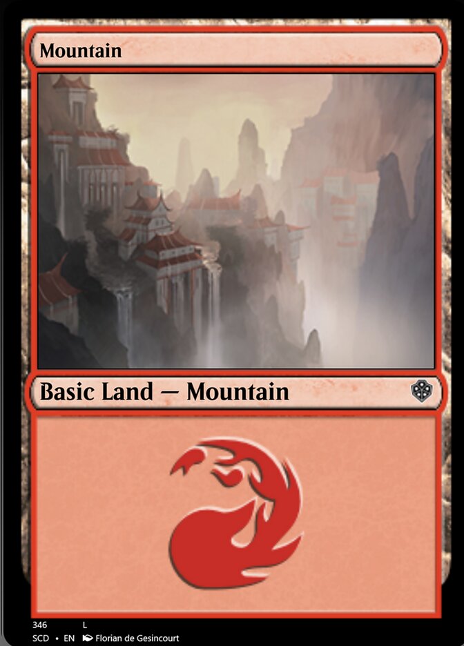 Mountain (346) [Starter Commander Decks] | Good Games North
