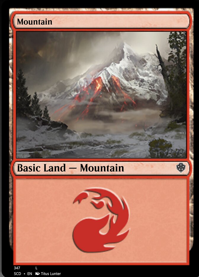 Mountain (347) [Starter Commander Decks] | Good Games North