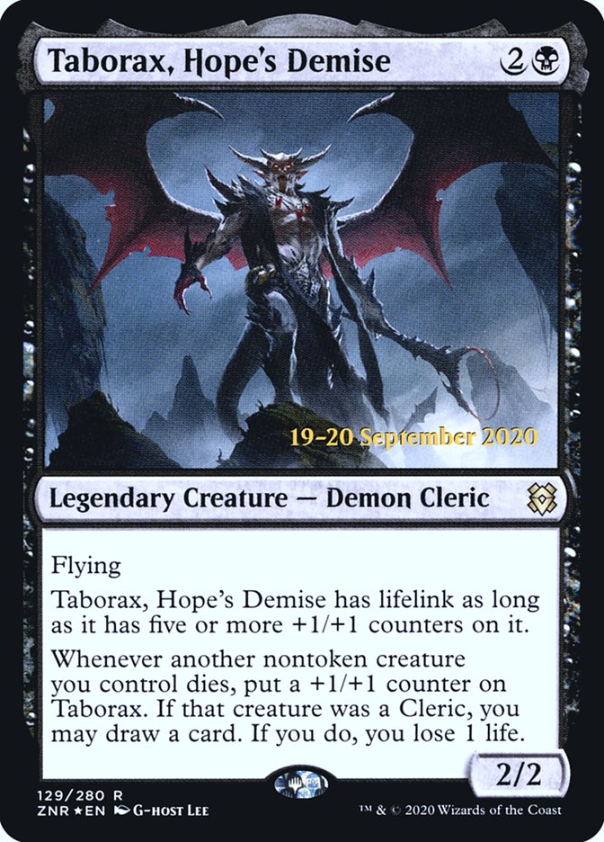 Taborax, Hope's Demise  [Zendikar Rising Prerelease Promos] | Good Games North