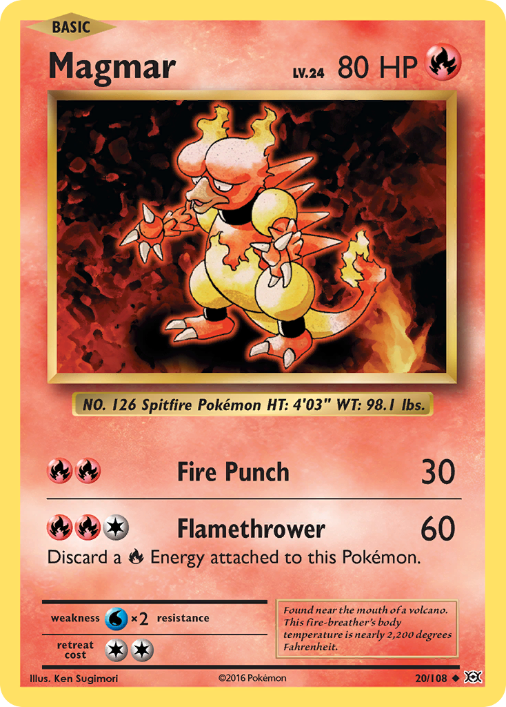 Magmar (20/108) [XY: Evolutions] | Good Games North