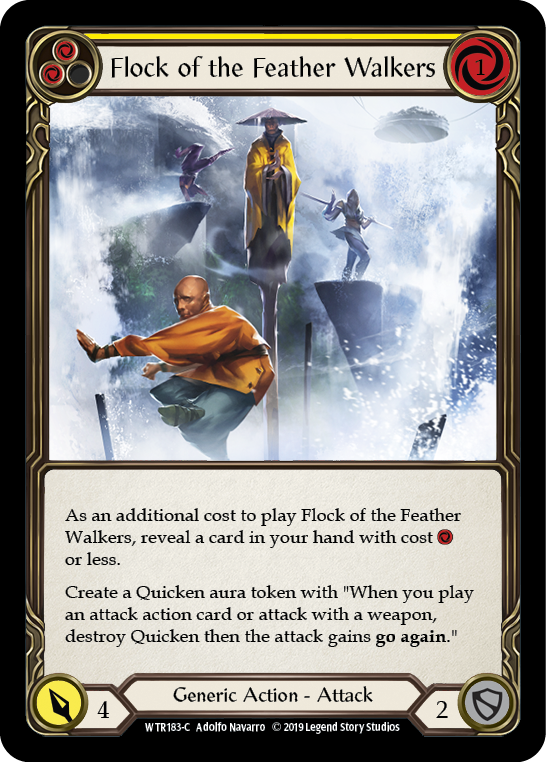 Flock of the Feather Walkers (Yellow) [WTR183-C] Alpha Print Normal | Good Games North