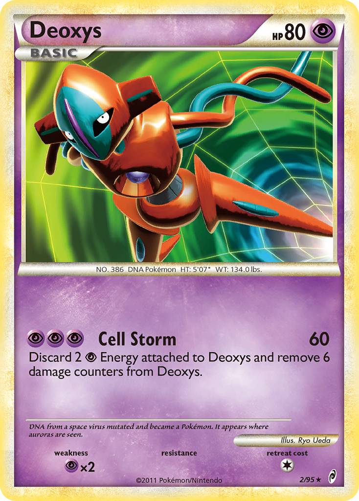 Deoxys (2/95) [HeartGold & SoulSilver: Call of Legends] | Good Games North