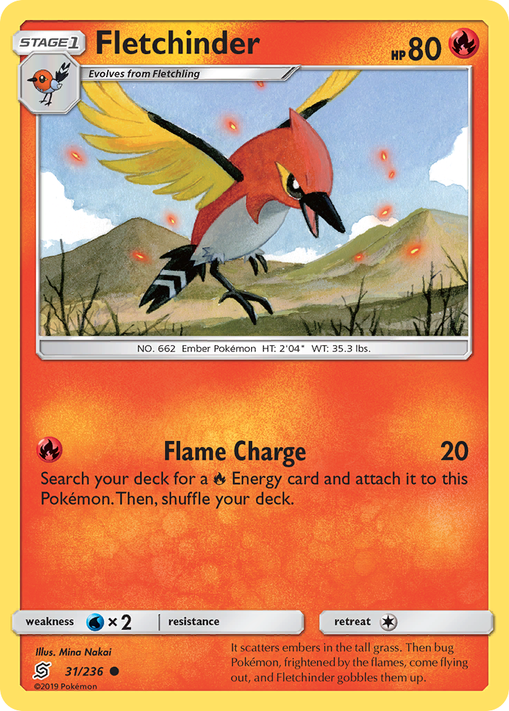 Fletchinder (31/236) [Sun & Moon: Unified Minds] | Good Games North