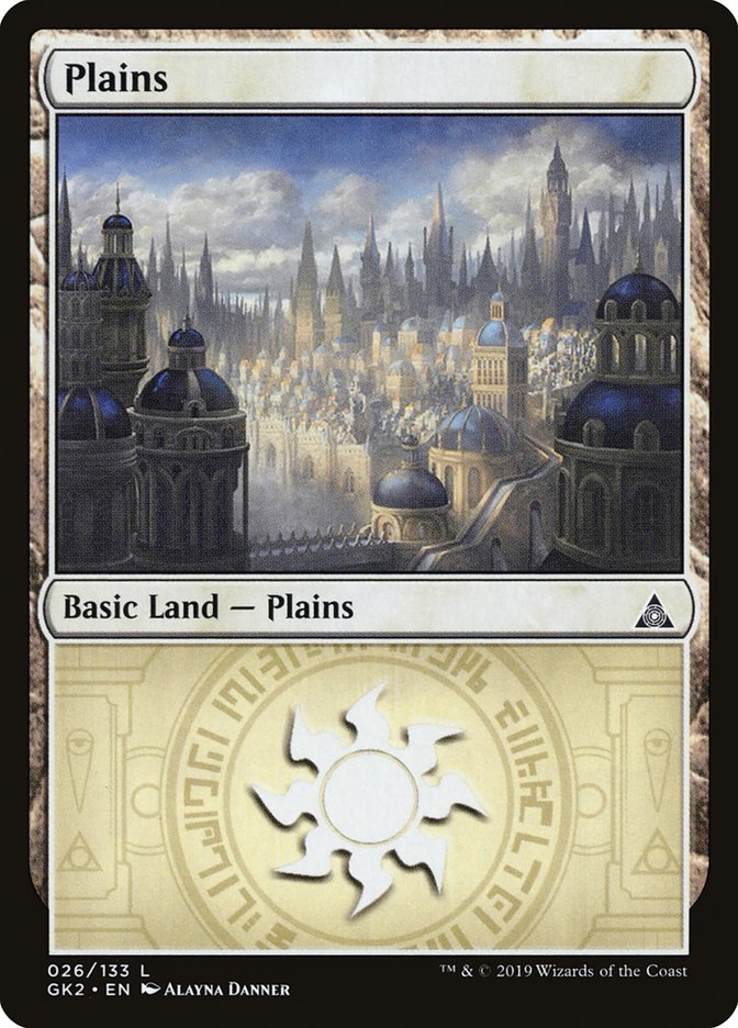 Plains (26) [Ravnica Allegiance Guild Kit] | Good Games North