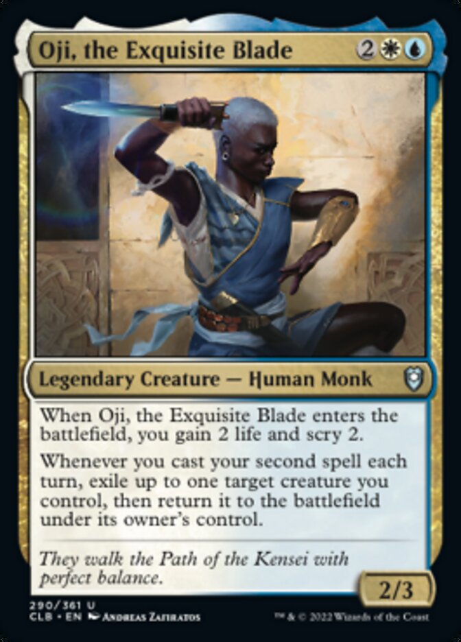 Oji, the Exquisite Blade [Commander Legends: Battle for Baldur's Gate] | Good Games North