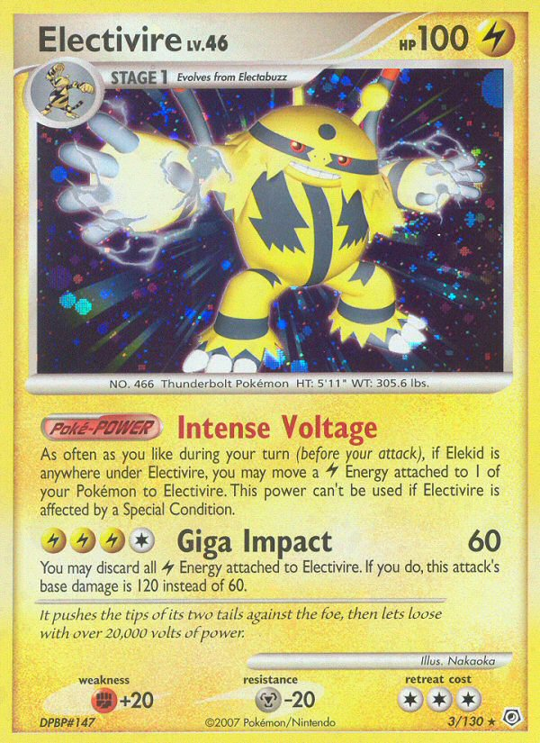 Electivire (3/130) [Diamond & Pearl: Base Set] | Good Games North