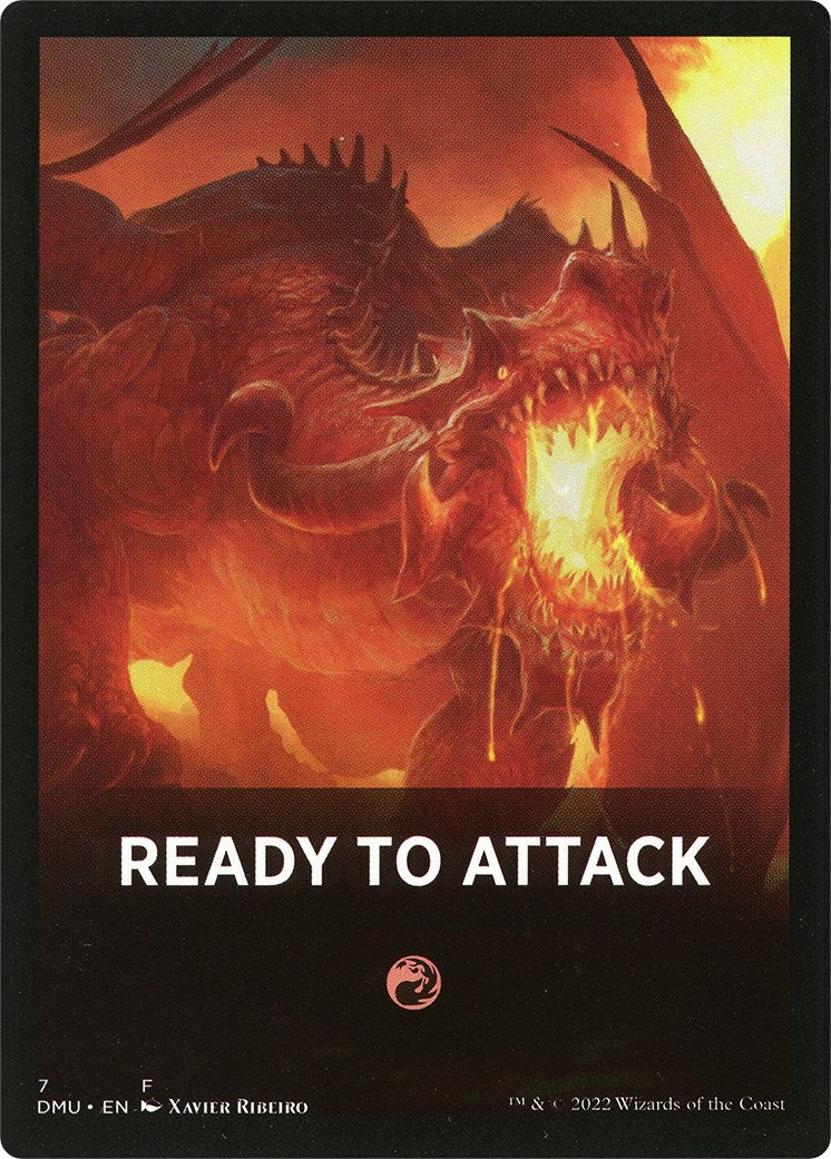 Ready to Attack Theme Card [Dominaria United Tokens] | Good Games North