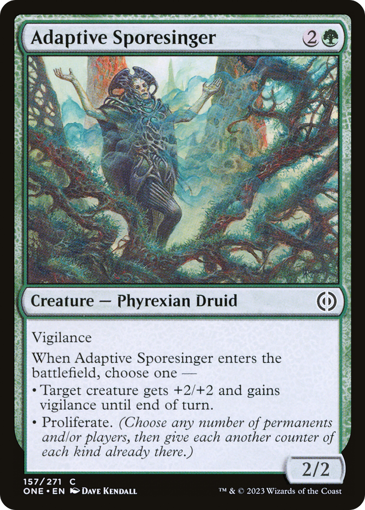 Adaptive Sporesinger [Phyrexia: All Will Be One] | Good Games North