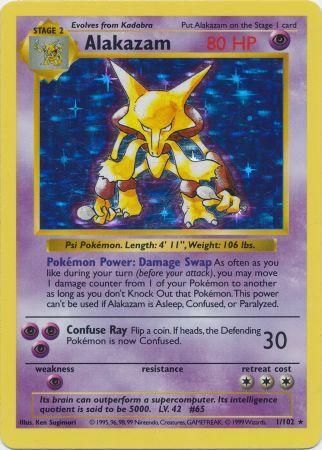 Alakazam (1/102) [Base Set Shadowless Unlimited] | Good Games North