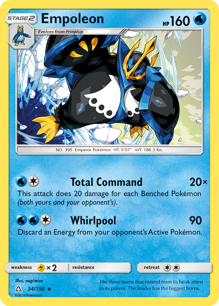 Empoleon (34/156) [Sun & Moon: Ultra Prism] | Good Games North