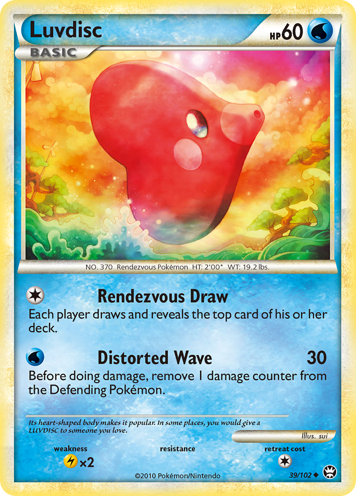 Luvdisc (39/102) [HeartGold & SoulSilver: Triumphant] | Good Games North