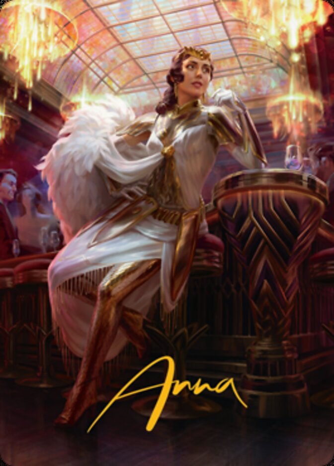 Elspeth Resplendent 1 Art Card (Gold-Stamped Signature) [Streets of New Capenna Art Series] | Good Games North
