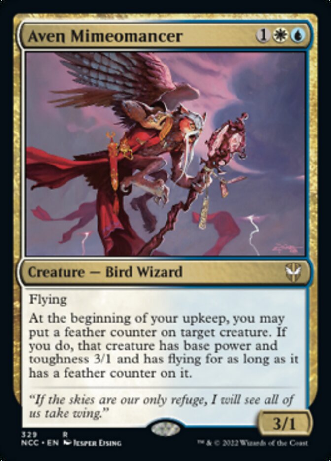 Aven Mimeomancer [Streets of New Capenna Commander] | Good Games North