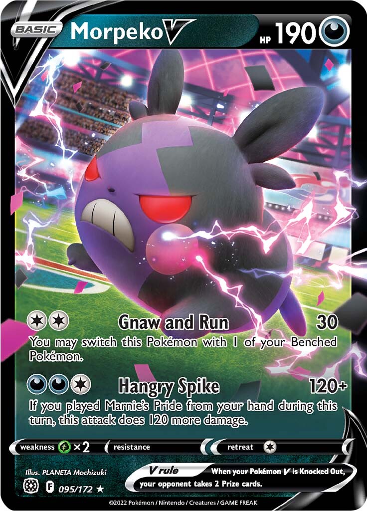 Morpeko V (095/172) [Sword & Shield: Brilliant Stars] | Good Games North