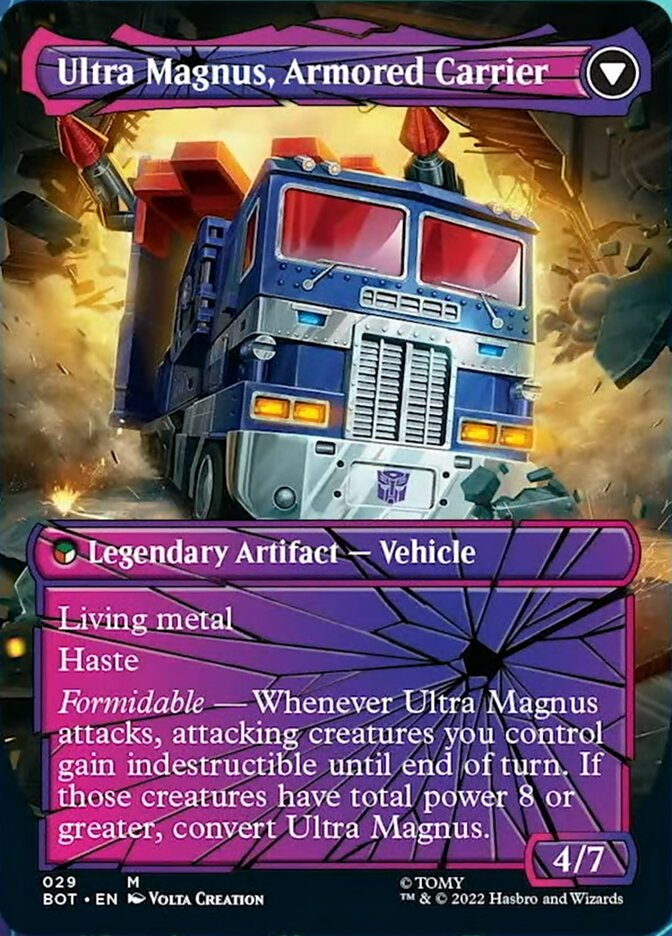 Ultra Magnus, Tactician // Ultra Magnus, Armored Carrier (Shattered Glass) [Universes Beyond: Transformers] | Good Games North