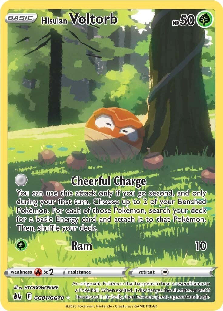 Hisuian Voltorb (GG01/GG70) [Sword & Shield: Crown Zenith] | Good Games North