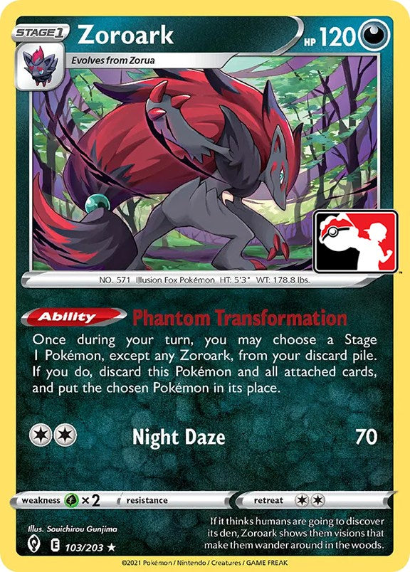 Zoroark (103/203) [Prize Pack Series One] | Good Games North