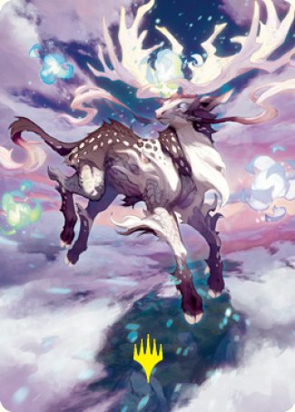 Hinata, Dawn-Crowned Art Card (Gold-Stamped Signature) [Kamigawa: Neon Dynasty Art Series] | Good Games North