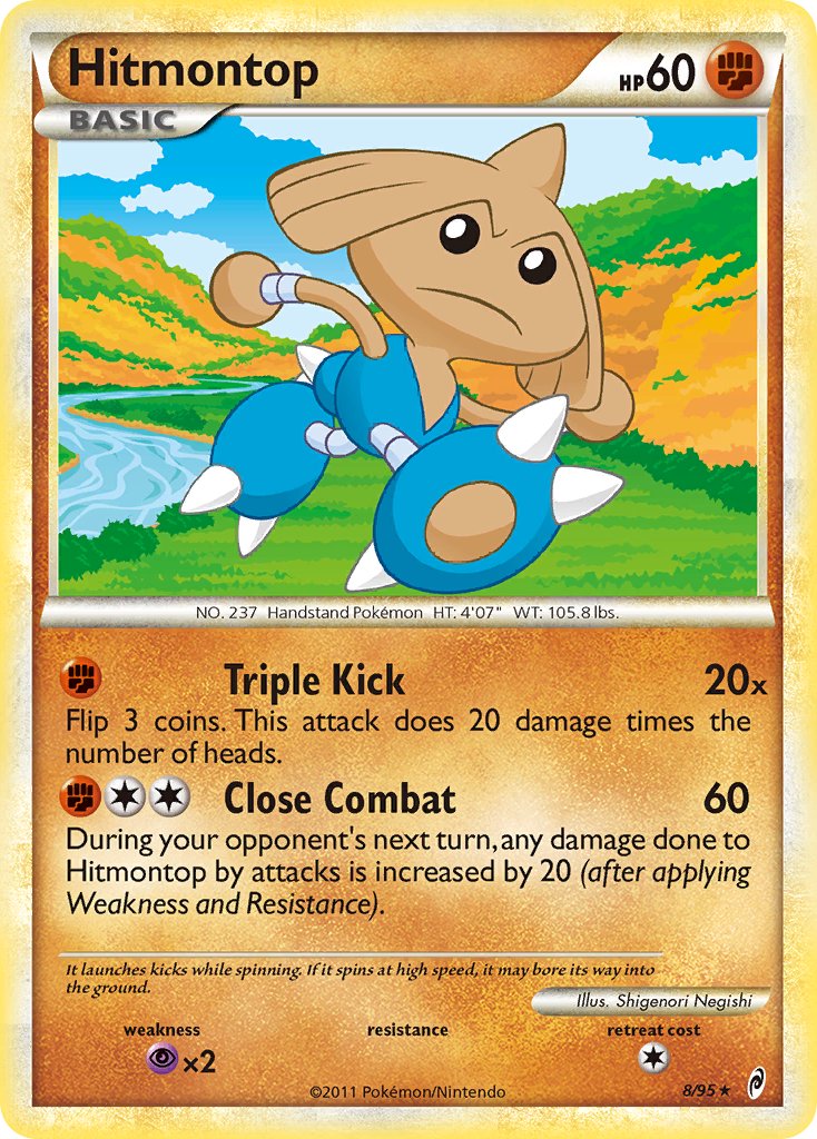 Hitmontop (8/95) (Theme Deck Exclusive) [HeartGold & SoulSilver: Call of Legends] | Good Games North