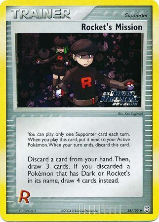 Rocket's Mission (88/109) (Stamped) [EX: Team Rocket Returns] | Good Games North