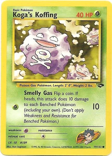 Koga's Koffing (79/132) [Gym Challenge Unlimited] | Good Games North