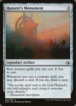 Hazoret's Monument [Amonkhet] | Good Games North